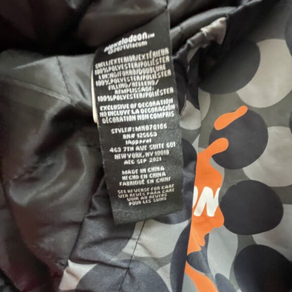 Members Only x Nickelodeon Jacket Menβs Large Black 90s Cartoon Rug Rats Arnold - Picture 12 of 13